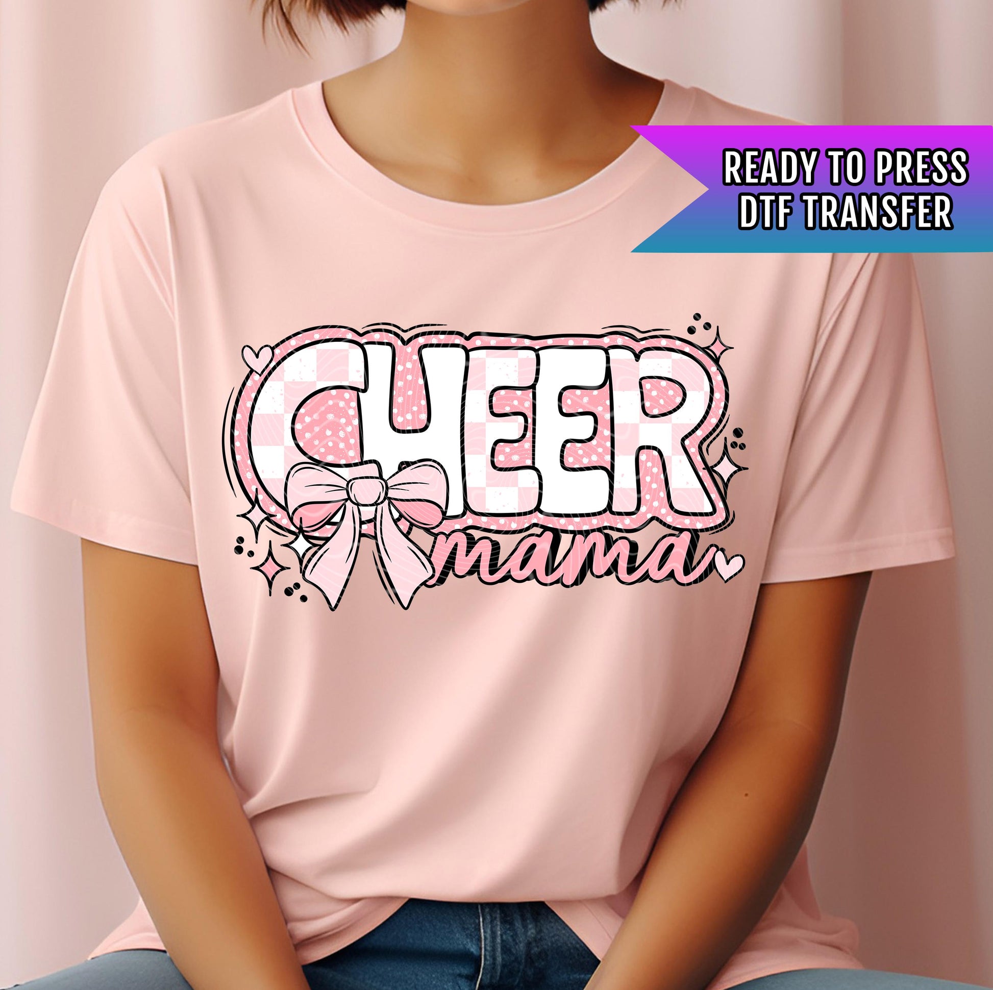 Cheer Mama DTF Transfers Ready For Press, Cheer Mama DTF Prints, Heat Press Transfers, Direct To Film, Cheer Dtf Transfers, Cheer Season