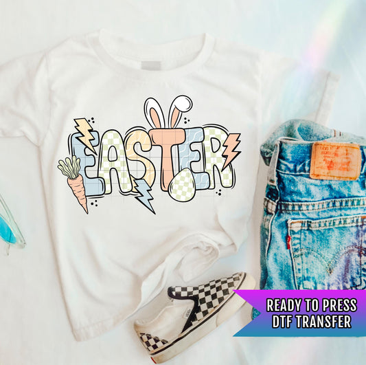Easter Boyish DTF Transfer Ready For Press, Easter Dtf Prints, Direct To Film, DTF Print, Easter Transfers, Easter Heat Press Transfers