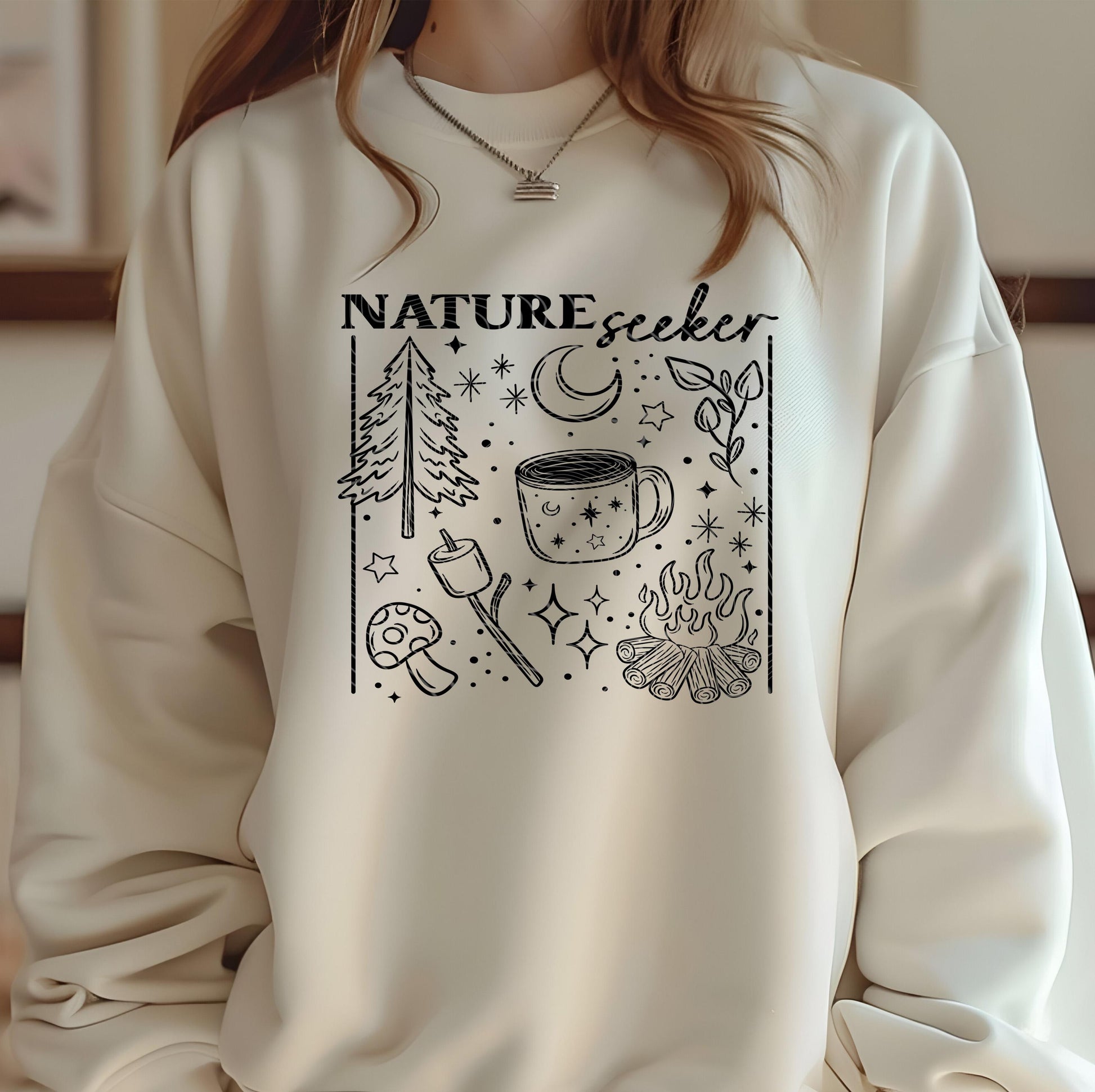 Nature Seeker DTF Transfers Ready For Press, Camping Dtf Prints, Heat Press Transfer, Direct To Film, Hot Peel Dtf, Camping Transfers