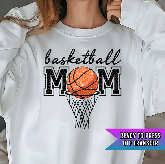 Basketball Mom DTF Transfers Ready For Press, Game Day DTF Prints, Heat Press Transfers, Direct To Film, Basketball Dtf Transfers, Hot Peel