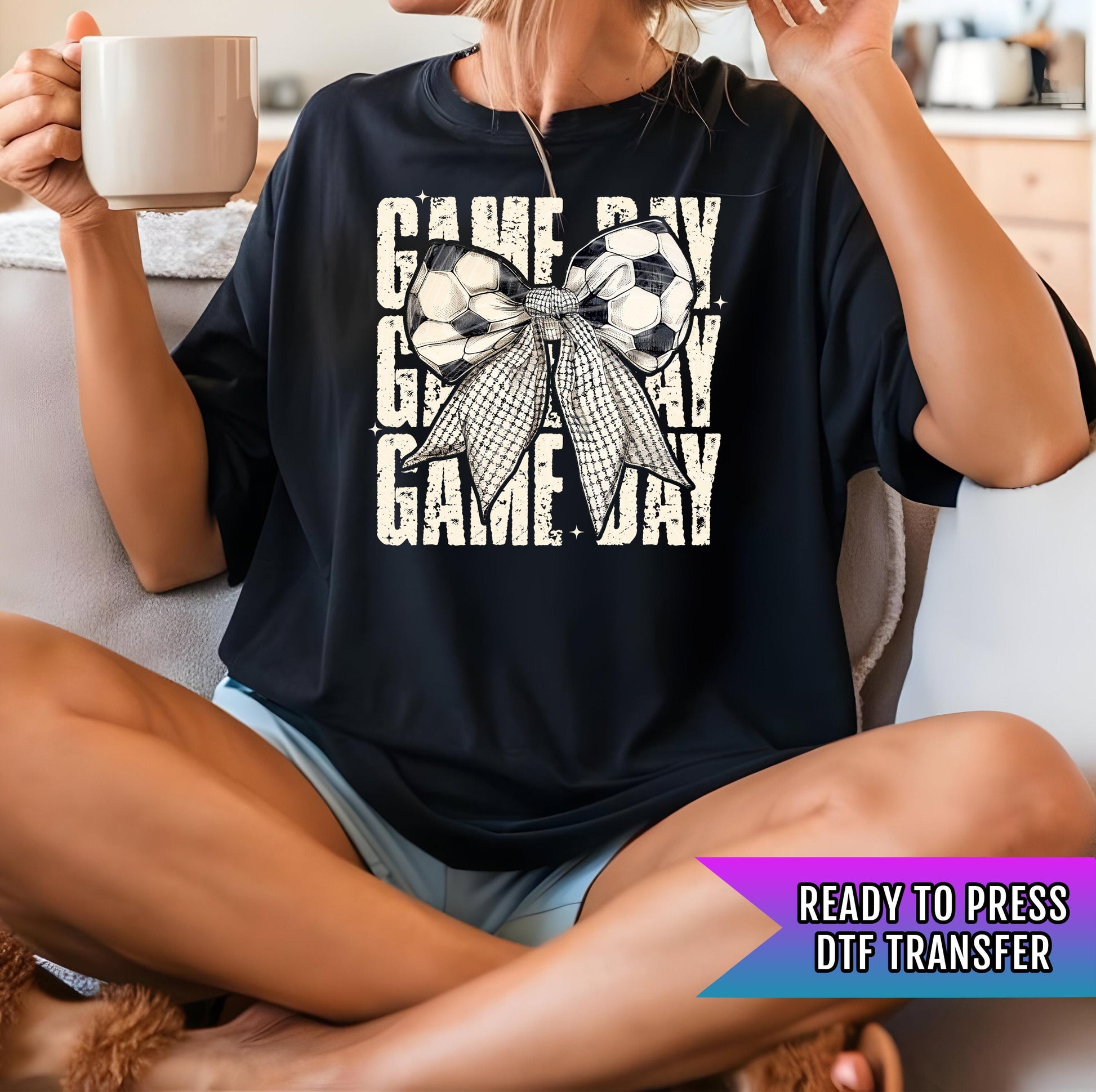 Game Day Soccer DTF Transfers Ready For Press, Soccer DTF Prints, Heat Press Transfers, Direct To Film, Soccer Season Dtf Transfers, Soccer