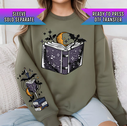 Do Not Disturb DTF Transfer, Book DTF Transfer Ready For Press, Heat Press Transfer, Book Dtf Prints, Girly Halloween, Spooky Cute Transfer