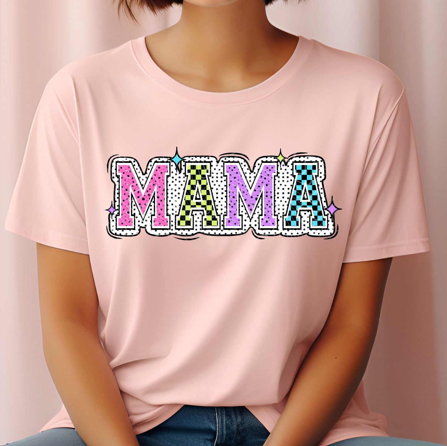 Mama Neon DTF Transfer Ready For Press, Mama DTF Prints, Heat Press Transfer, Direct To Film, Mom DTF Prints, Hot Peel Dtf, High Quality