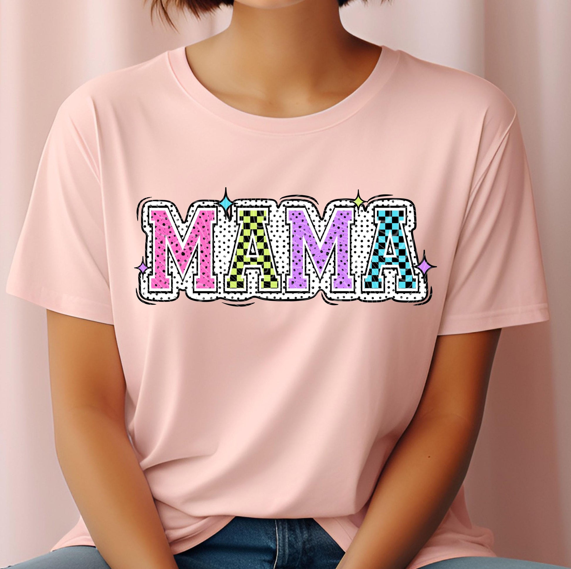 Mama Neon DTF Transfer Ready For Press, Mama DTF Prints, Heat Press Transfer, Direct To Film, Mom DTF Prints, Hot Peel Dtf, High Quality