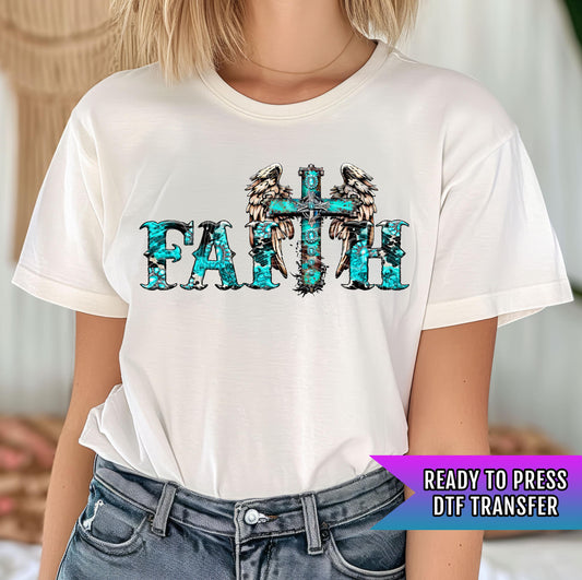 Faith DTF Transfer, Heat Press Transfer, Faith Dtf Prints, Christian Dtf Print, Western DTF Prints, Ready to Press, Hot Peel, Heat Transfer