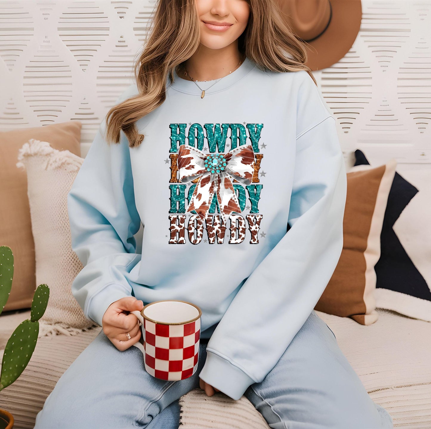 Howdy DTF Transfers, Western DTF Prints, Ready to Press, Hot Peel, High Quality Print, Heat Transfer, Direct to Film, Cowgirl Dtf Transfers