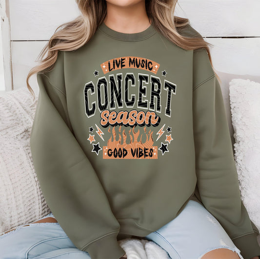 Live Music Concert Season DTF Transfers Ready For Press, Direct To Film, Heat Press Transfers, Music Transfers, Custom Transfers, Music Dtf