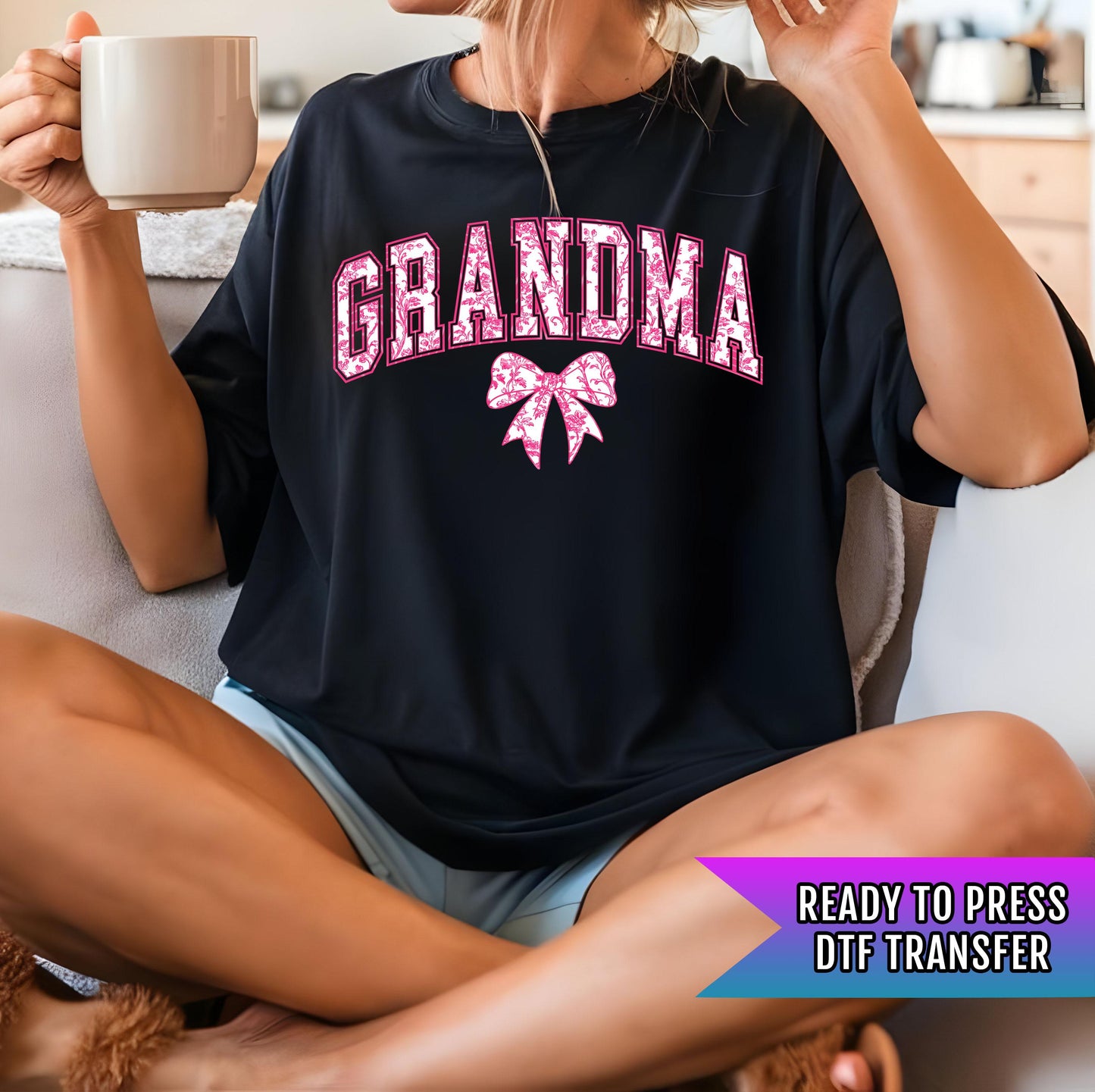 Grandma DTF Transfers Ready For Press, Grandma Dtf Prints, Direct To Film, Heat Press Transfers, Mother's Day Transfers, Nana Dtf Print