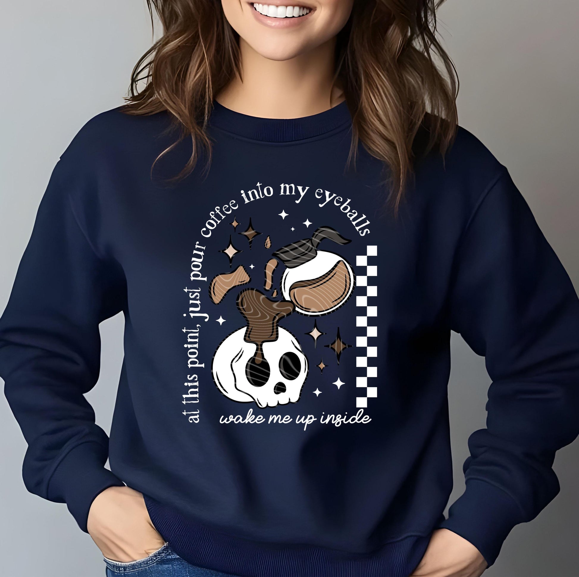 Coffee In My Eyeballs DTF Transfer DTF Transfer Ready For Press, Coffee DTF Prints, Heat Press Transfer, Direct To Film, Coffee Obsessed Dtf