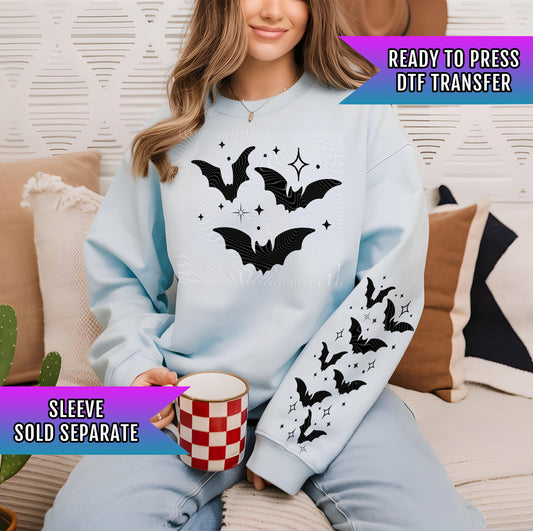 Bats DTF Transfer Ready To Press, Bats Dtf Prints, Bats DTF Prints, Halloween Dtf Transfers, Spooky Bats DTF Print, Direct To Film, Hot Peel