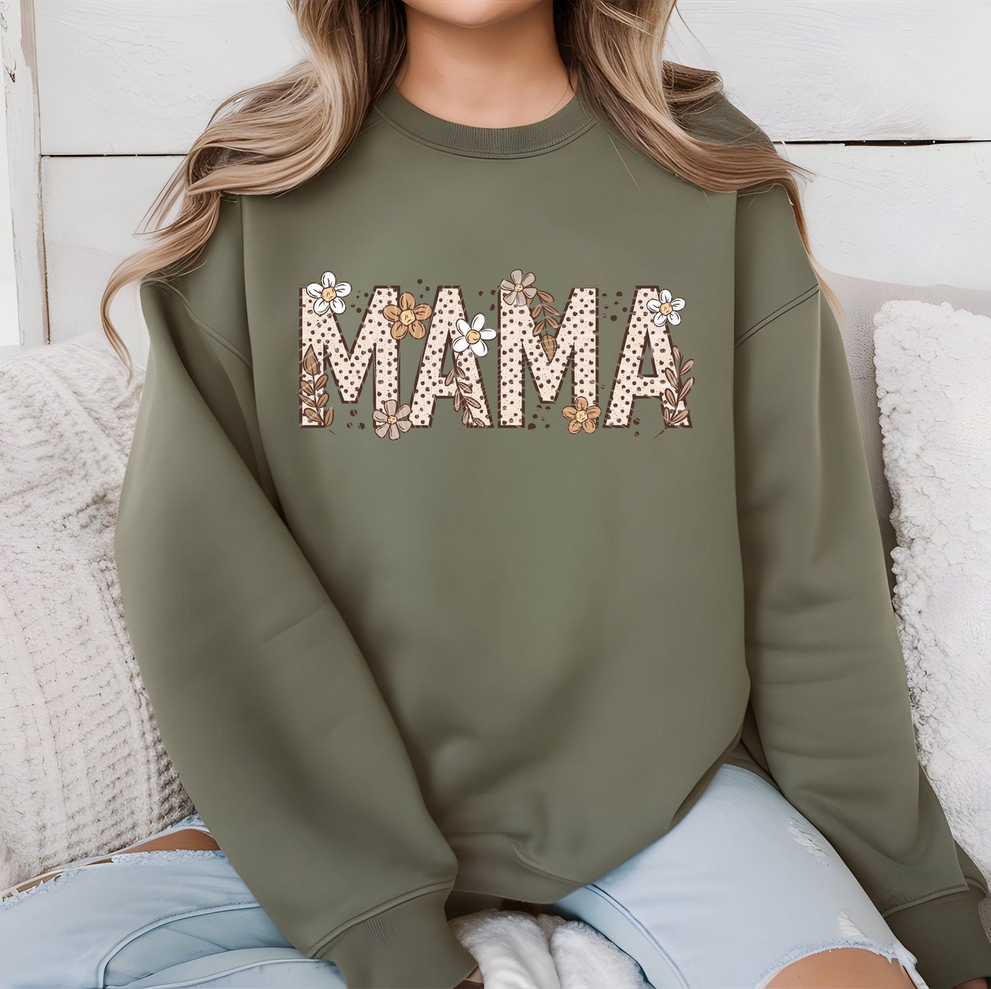 Mama DTF Transfer Ready For Press, Floral Mama DTF Prints, Heat Press Transfer, Direct To Film, Mom DTF Prints, Hot Peel Dtf, High Quality