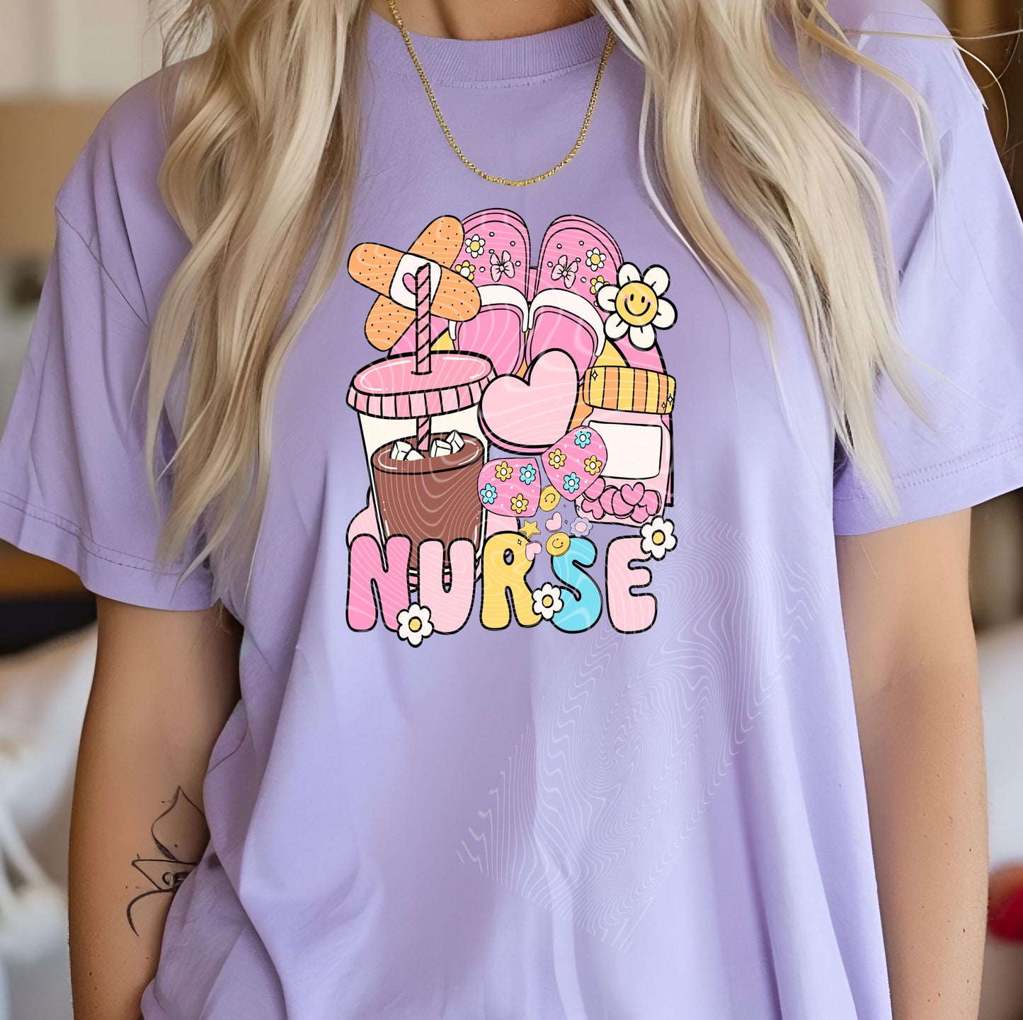 Nurse DTF Transfer Ready For Press, Nurse Dtf Print, Direct To Film, DTF Print, Nurse Transfers, Heat Press Transfer, Hot Peel Dtf Print