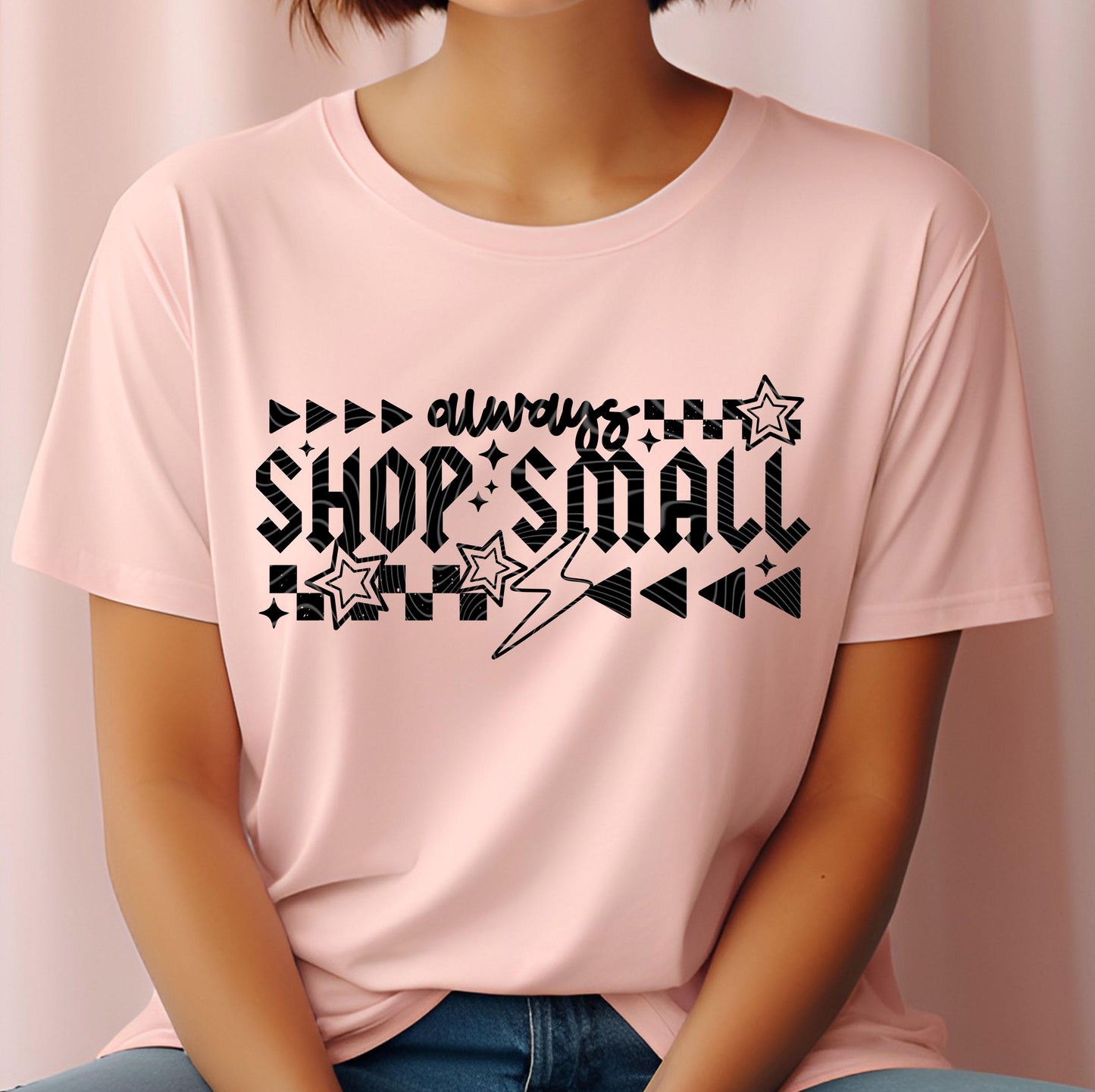 Always Shop Small DTF Transfers Ready For Press, Support Small Business Dtf Prints, Direct To Film, Custom Transfers, Heat Press Transfers