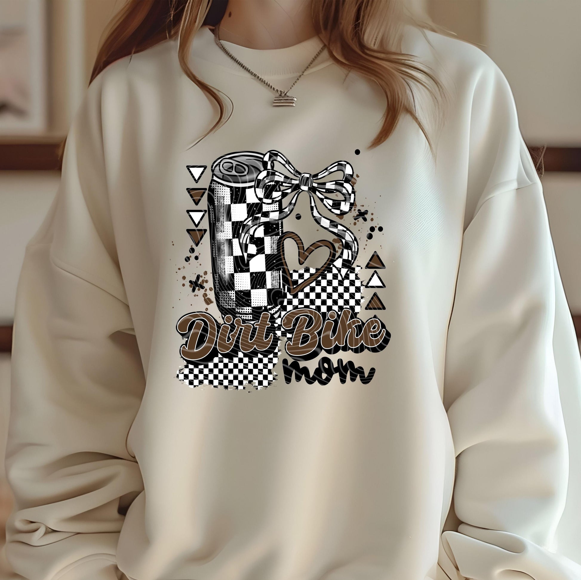 Dirt Bike Mom DTF Transfer Ready For Press, Mother Dtf Print, Coquette Bow DTF, Heat Press Transfer Direct To Film Mommy Dtf Custom Transfer