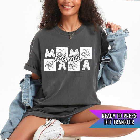 Mama DTF Transfer Ready For Press, Mother DTF Prints, Heat Press Transfer, Direct To Film, Family Transfers, Mommy Transfer, Mummy Dtf Print