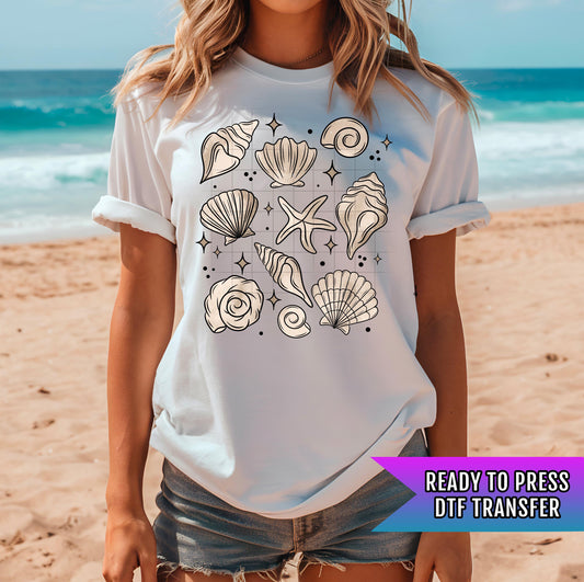 Summer Vibes DTF Transfer Ready For Press, Beach Coastal Dtf Print, Summer DTF Transfer, Heat Press Transfer, Direct To Film Ocean Lover DTF