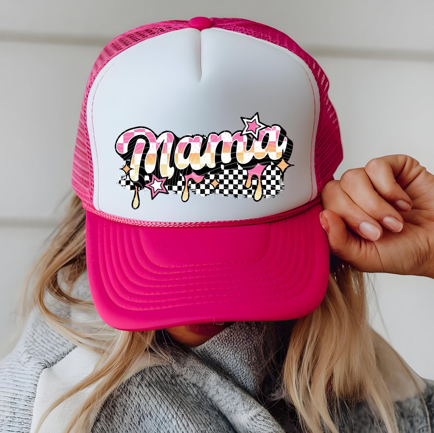 Mama Hat DTF Gang Sheet, Mama Transfers, Trucker Hat Patch, Mama DTF Transfer Ready For Press, Mom DTF Print, Mom Hat Dtf Transfers, Mom Dtf
