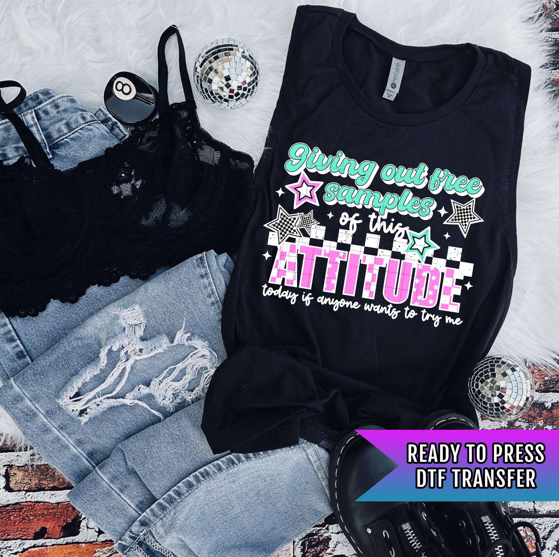 Giving Out Free Samples Of This Attitude DTF Transfer Ready For Press, Sarcastic Dtf Print, Humor DTF, Heat Press Transfer, Direct To Film