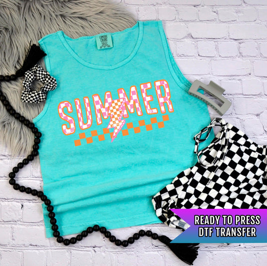 Retro Summer DTF Transfer Ready For Press, Summer Dtf Print, Beach DTF, Heat Press Transfer, Direct To Film, Vacation Dtf, Custom Transfers