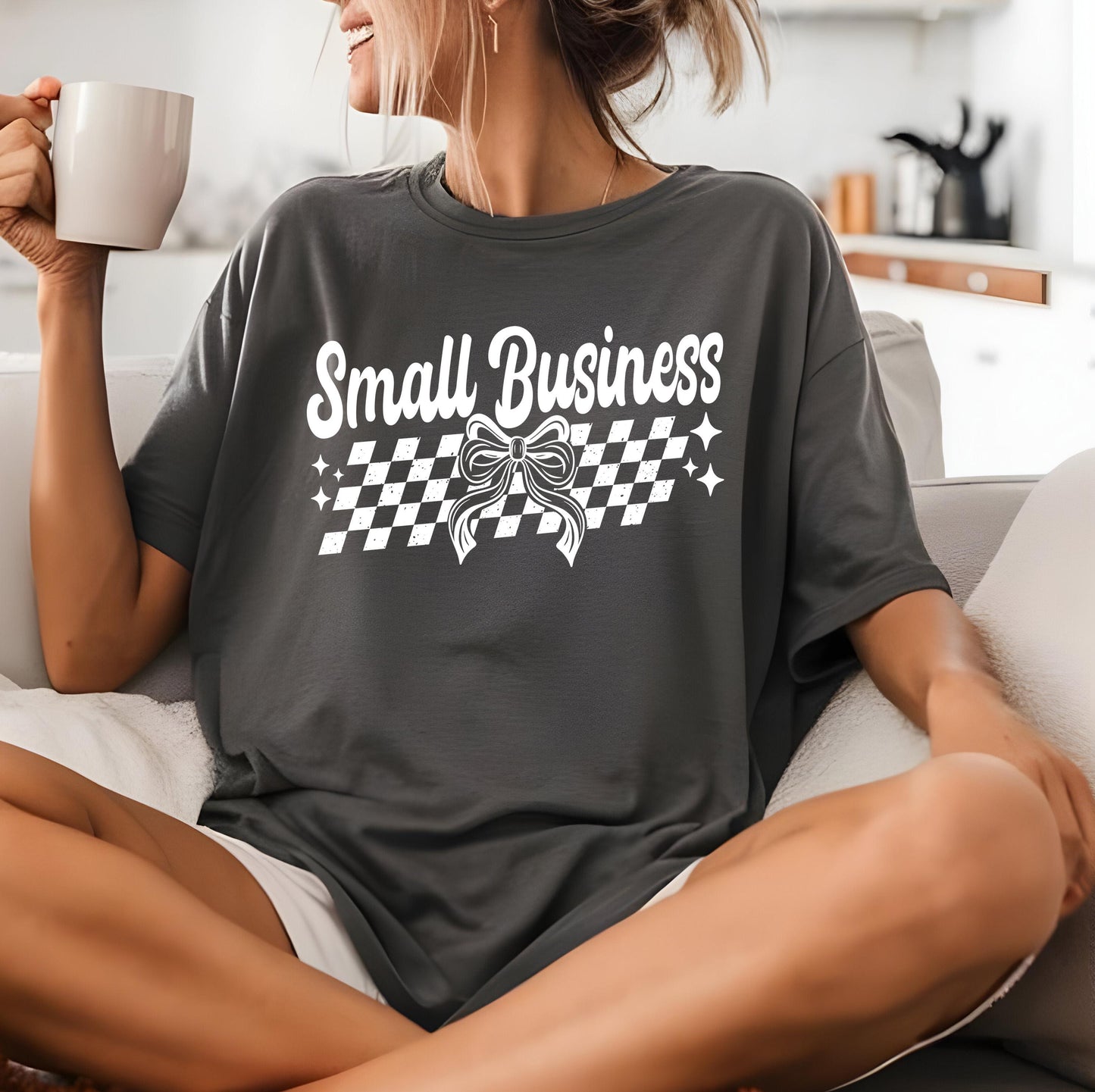 Small Business DTF Transfers Ready For Press Coquette Bow Dtf Small Business Owner Dtf Print Direct To Film Heat Press Transfer Entrepreneur