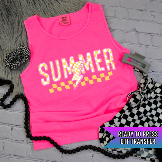 Summer DTF Transfer Ready For Press, Summer Dtf Print, Sunshine DTF, Heat Press Transfer, Direct To Film, Custom Transfer, Coastal Transfers