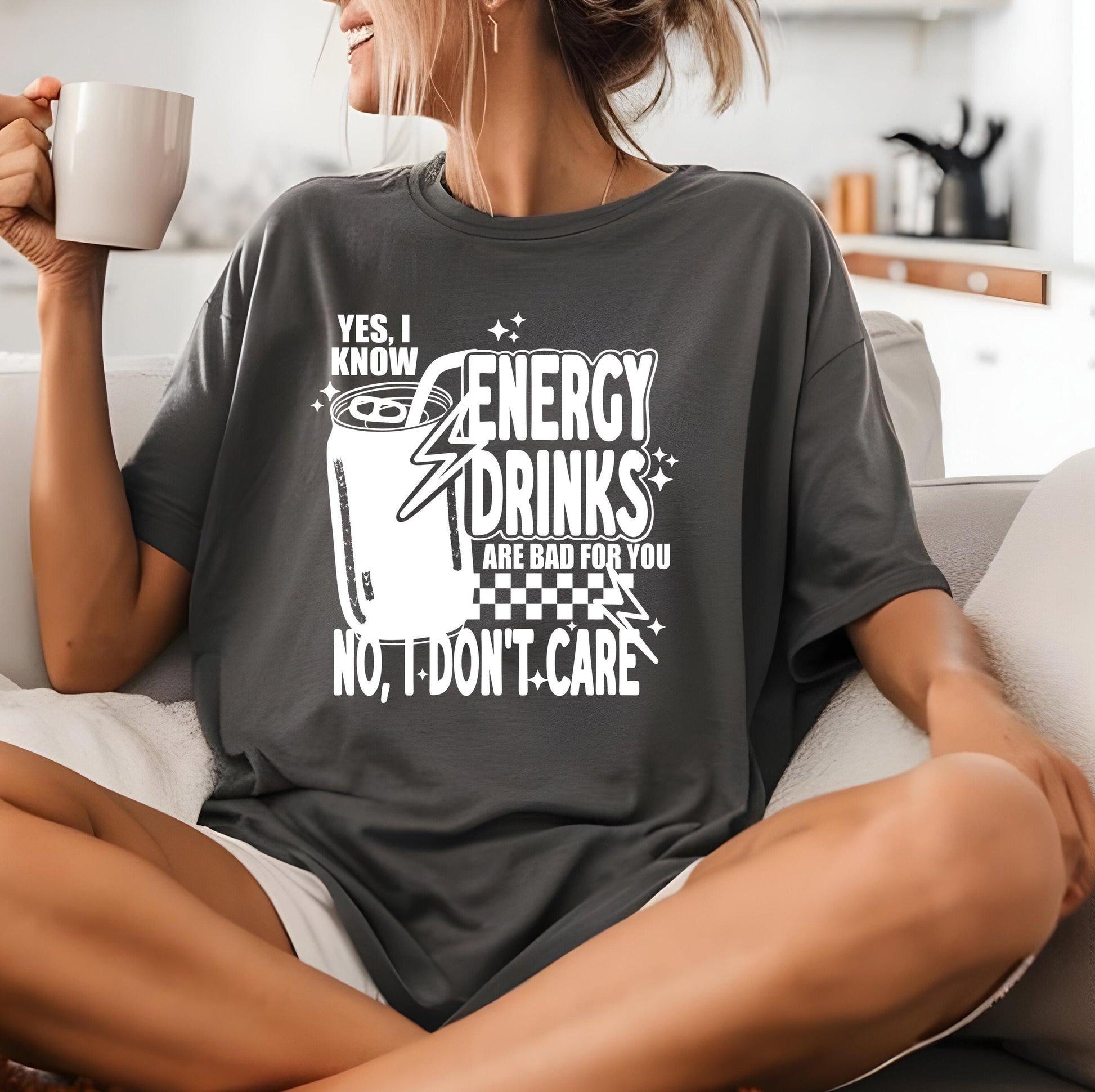 Energy Drinks DTF Transfer Ready For Press, Sarcasm DTF Print, Heat Press Transfer, Direct To Film Sarcastic Dtf Transfers, Custom Transfers