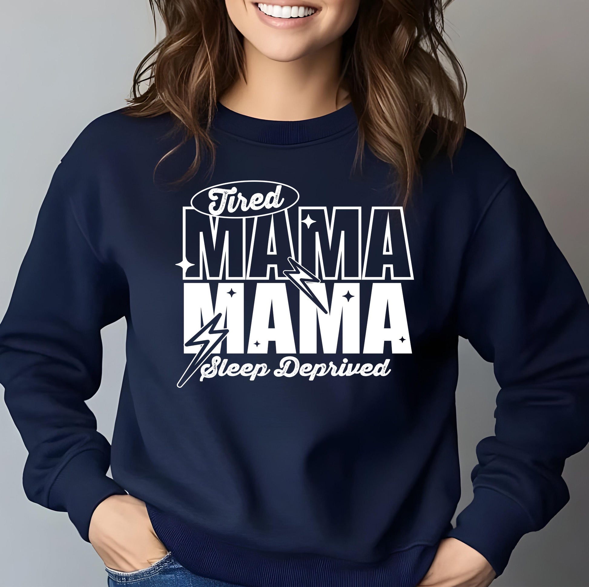 Tired Mama DTF Transfer Ready For Press, Mama DTF Prints, Heat Press Transfer, Mom Transfers, Direct To Film, Mommy DTF Print, Mama Transfer