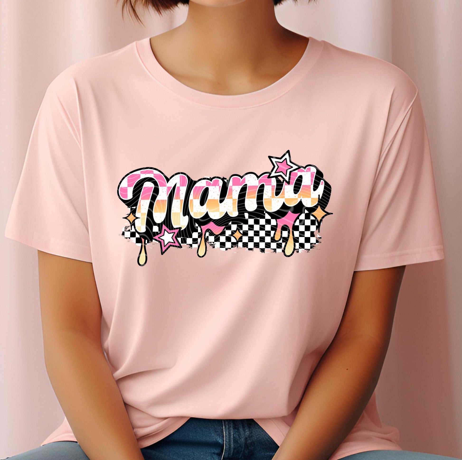 Retro Mama DTF Transfer Ready For Press, Mama DTF Print, Heat Press Transfer, Direct To Film, Mama DTF Print Custom Transfer Mother Transfer