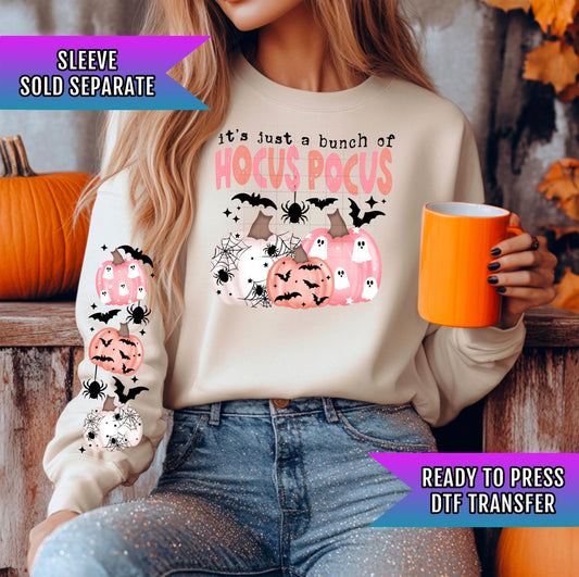 Halloween Pumpkin Ghost DTF Transfer, Halloween DTF Transfers Ready For Press, Heat Press Transfers, Direct To Film, Custom Transfer, Horror