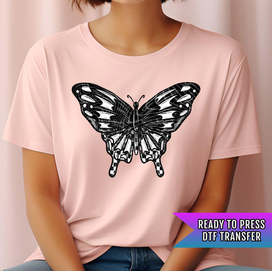 Monarch Butterfly DTF Transfer Ready For Press, Nature Lover DTF Print, Sarcasm Transfer, Direct To Film Heat Press Transfer Custom Transfer