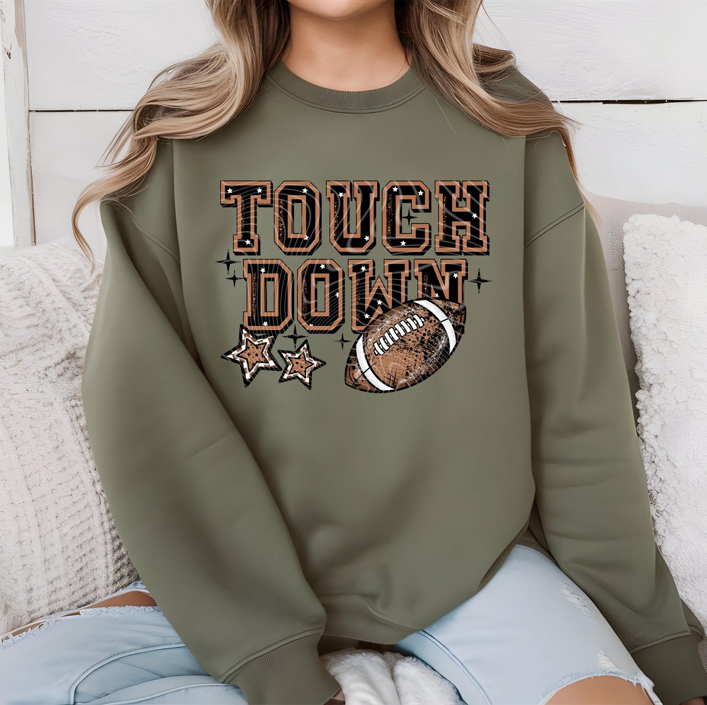 Touch Down DTF Transfers Ready For Press, Football Game Day DTF Print, Heat Press Transfers, Direct To Film, Game Day Dtf, Custom Transfers