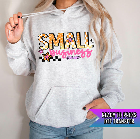 Small Business Owner DTF Transfers Ready For Press, Entrepreneur DTF Prints, Heat Press Transfer, Direct To Film, Support Small Business