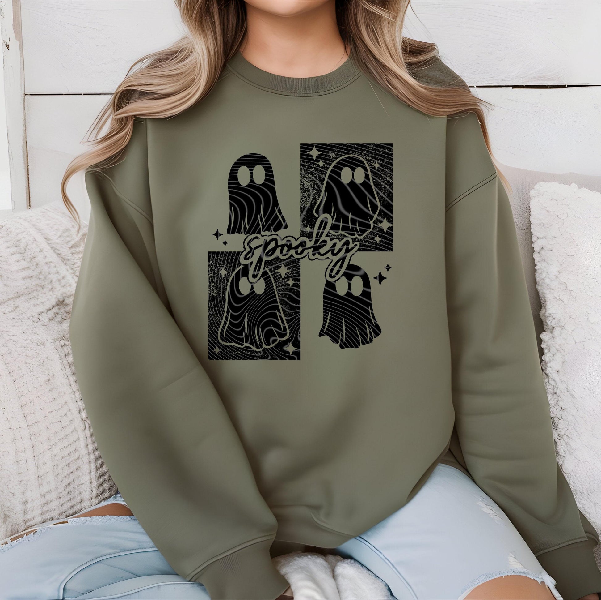 Spooky Ghost DTF Transfers, Horror Halloween DTF Transfers Ready For Press, Spooky Season Dtf Prints, Heat Press Transfer, Custom Transfers