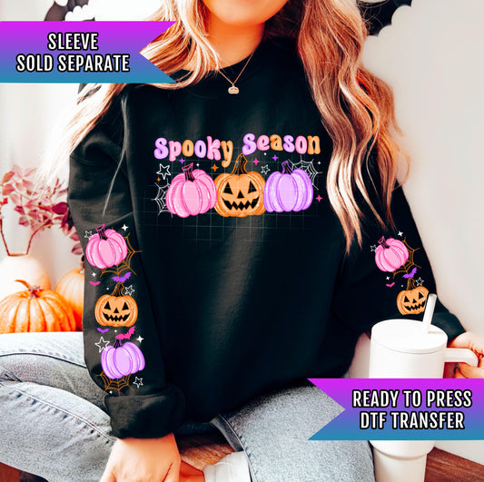 Cute Pumpkin DTF Transfer, Halloween DTF Transfer Ready For Press, Heat Press Transfers, Spooky Season Dtf, Direct To Film, Custom Transfers