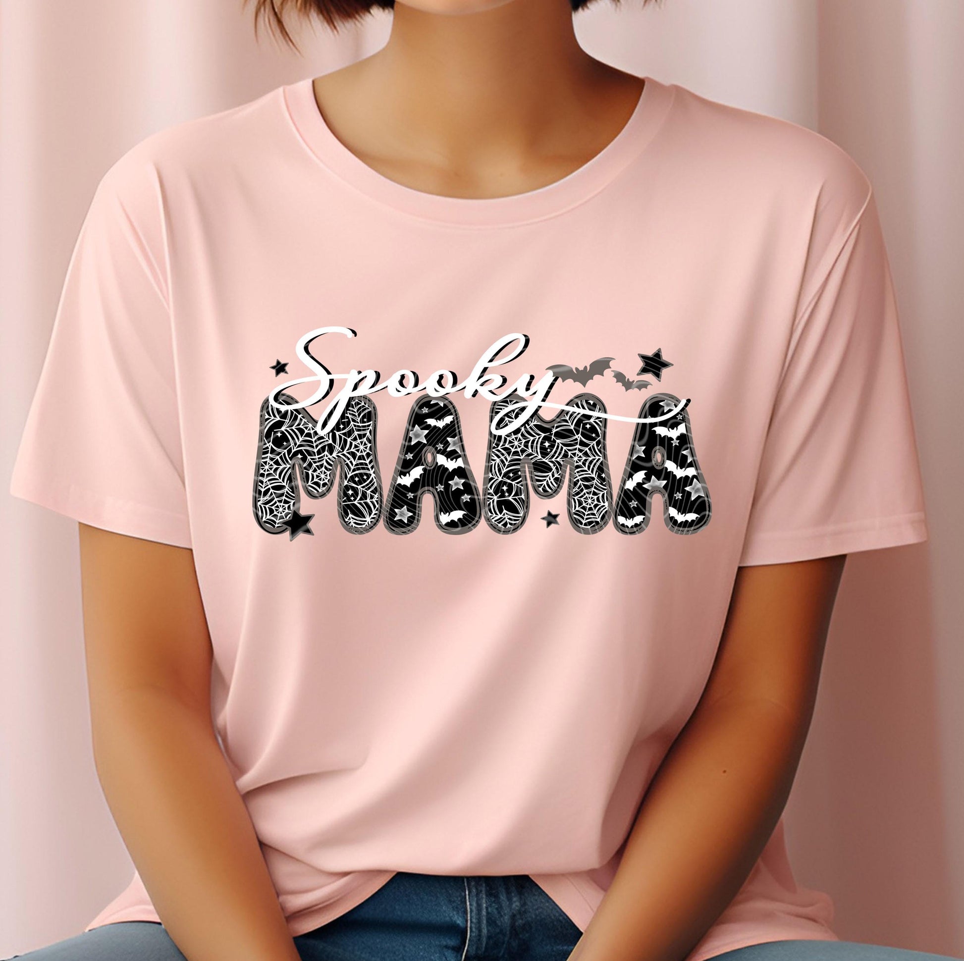 Spooky Mama DTF Transfers Ready For Press, Halloween DTF Prints, Heat Press Transfers, Direct To Film, Custom Transfers, Spooky Season Dtf