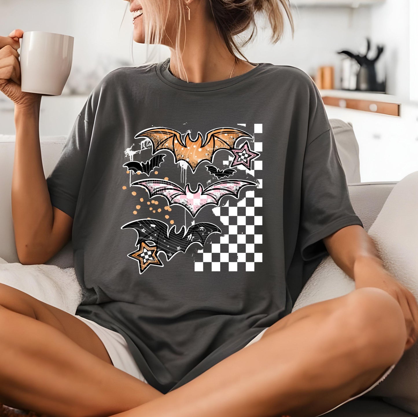 Halloween Bat Swarm DTF Transfer, Halloween DTF Transfer Ready For Press, Spooky Season, Heat Press Transfer, Custom Transfer Direct To Film