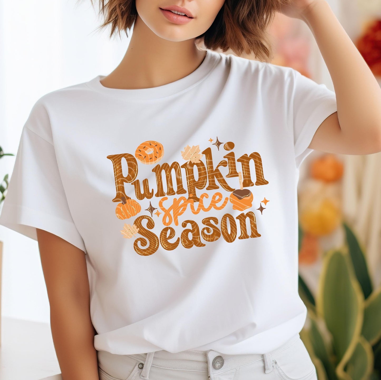 Pumpkin Spice Season DTF Transfer Ready For Press, Fall DTF Transfers, Autumn Transfer, Heat Press Transfer, Direct To Film, Custom Transfer