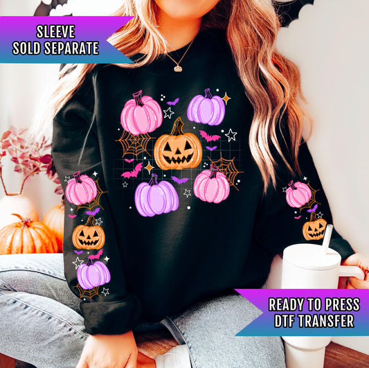 Cute Pumpkin DTF Transfer, Halloween DTF Transfer Ready For Press, Heat Press Transfers, Direct To Film, Custom Transfers, Spooky Season Dtf