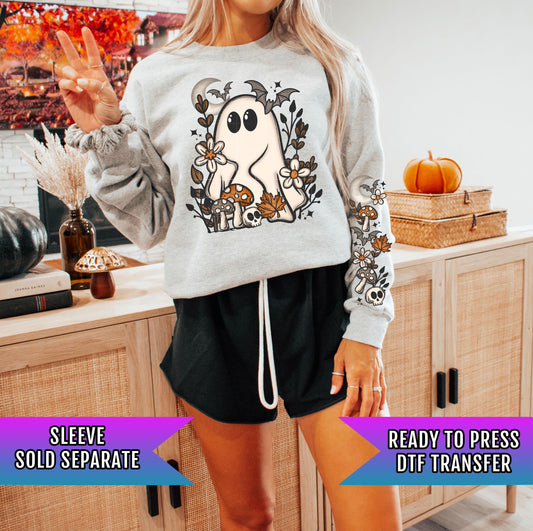 Cute Ghost DTF Transfers Ready To Press, Cute Halloween Dtf Prints, Heat Press Transfers, Direct To Film Custom Transfers, Spooky Season Dtf