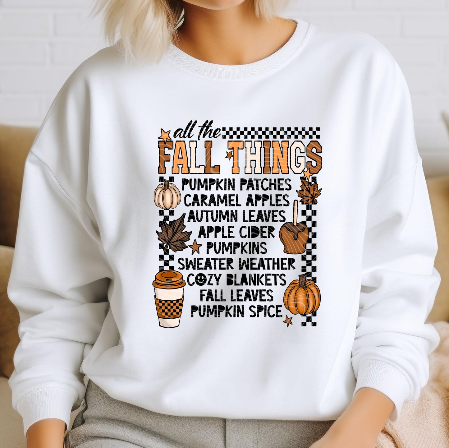 All The Fall Things DTF Transfers, Fall DTF Transfers Ready For Press, Pumpkin DTF Prints, Halloween Heat Press Transfers, Custom Dtf Prints