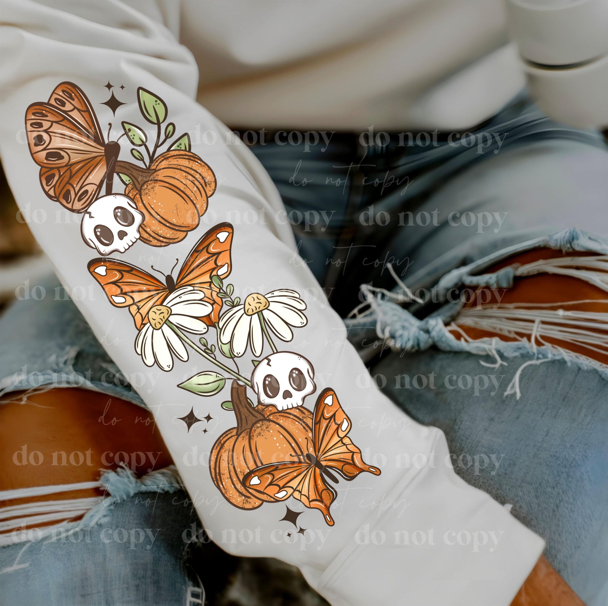 Hello Fall DTF Transfer Ready For Press, Fall DTF Transfers, Autumn DTF Transfer, Fall Leaves Dtf Transfers, Halloween Ghost Dtf, Custom Dtf
