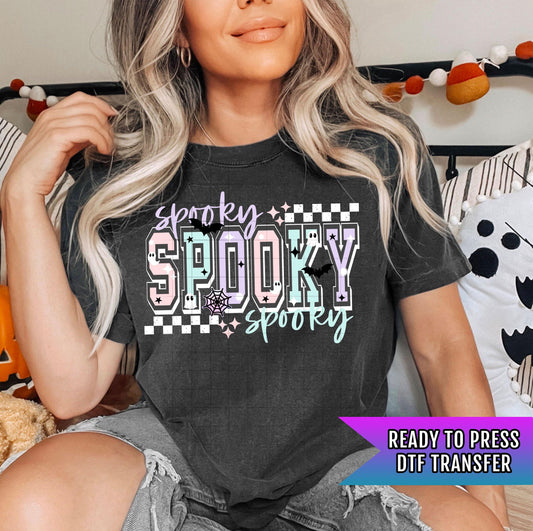 Spooky DTF Transfer, Ghost DTF Transfers Ready For Press, Halloween Dtf Transfer, Heat Press Transfers, Custom Transfer, Direct To Film