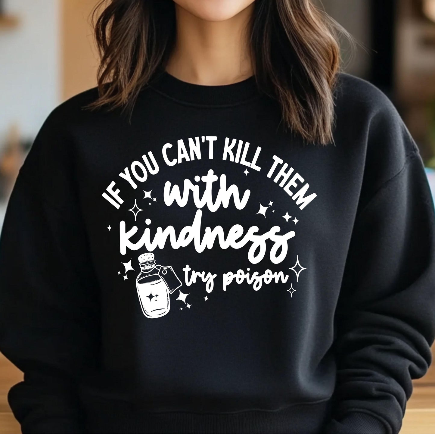 Kill Them With Kindness DTF Transfer Ready For Press, DTF Prints, Sarcastic Transfer, Heat Press Transfers, Custom DTF Print, Direct To Film