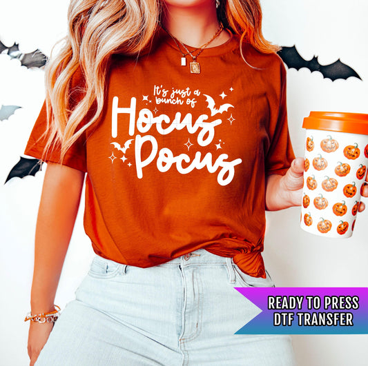 Hocus Pocus DTF Transfers, Halloween Dtf Transfers, Halloween DTF Transfer Ready For Press, Spooky Season, Heat Press Transfers, Horror Dtf