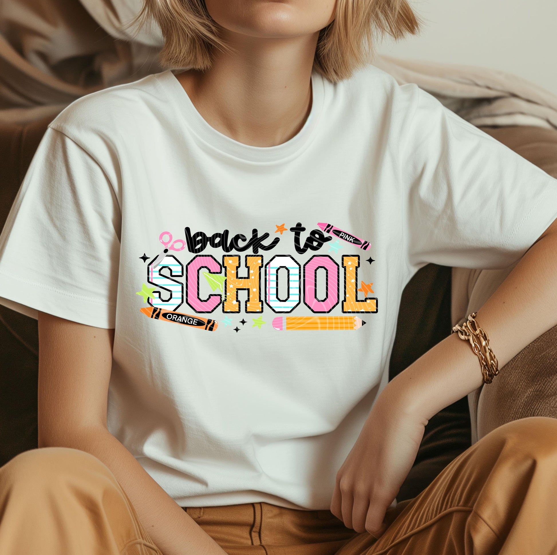 Back To School DTF Transfer Ready For Press, Teacher Dtf Print, Direct To Film, Heat Press Transfer, Teacher Stuff, Back To School Transfer