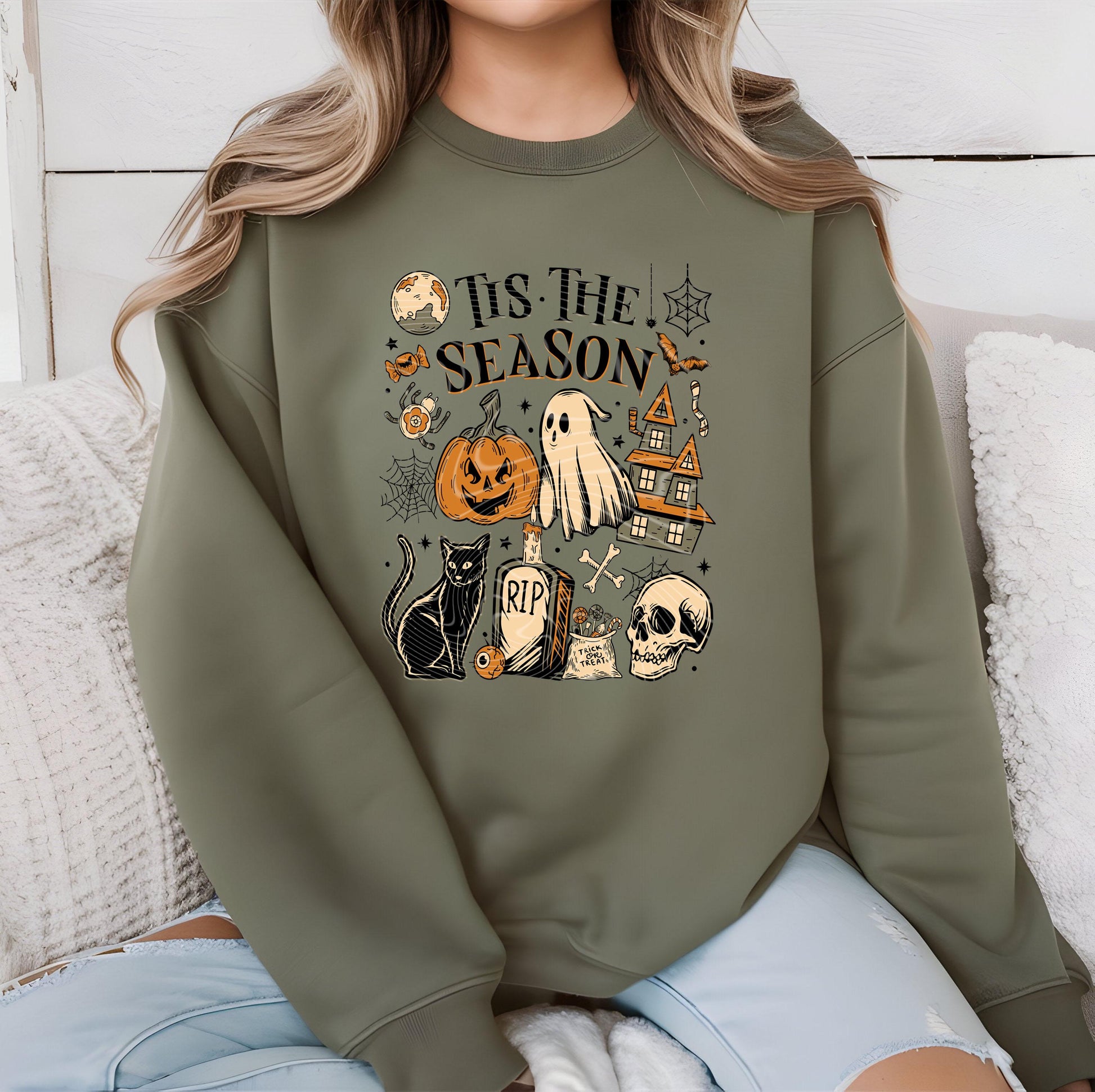 This The Season DTF Transfers, Halloween DTF Transfers Ready For Press, Bats DTF Prints, Spooky Season Dtf Transfers, Pumpkin Dtf Prints