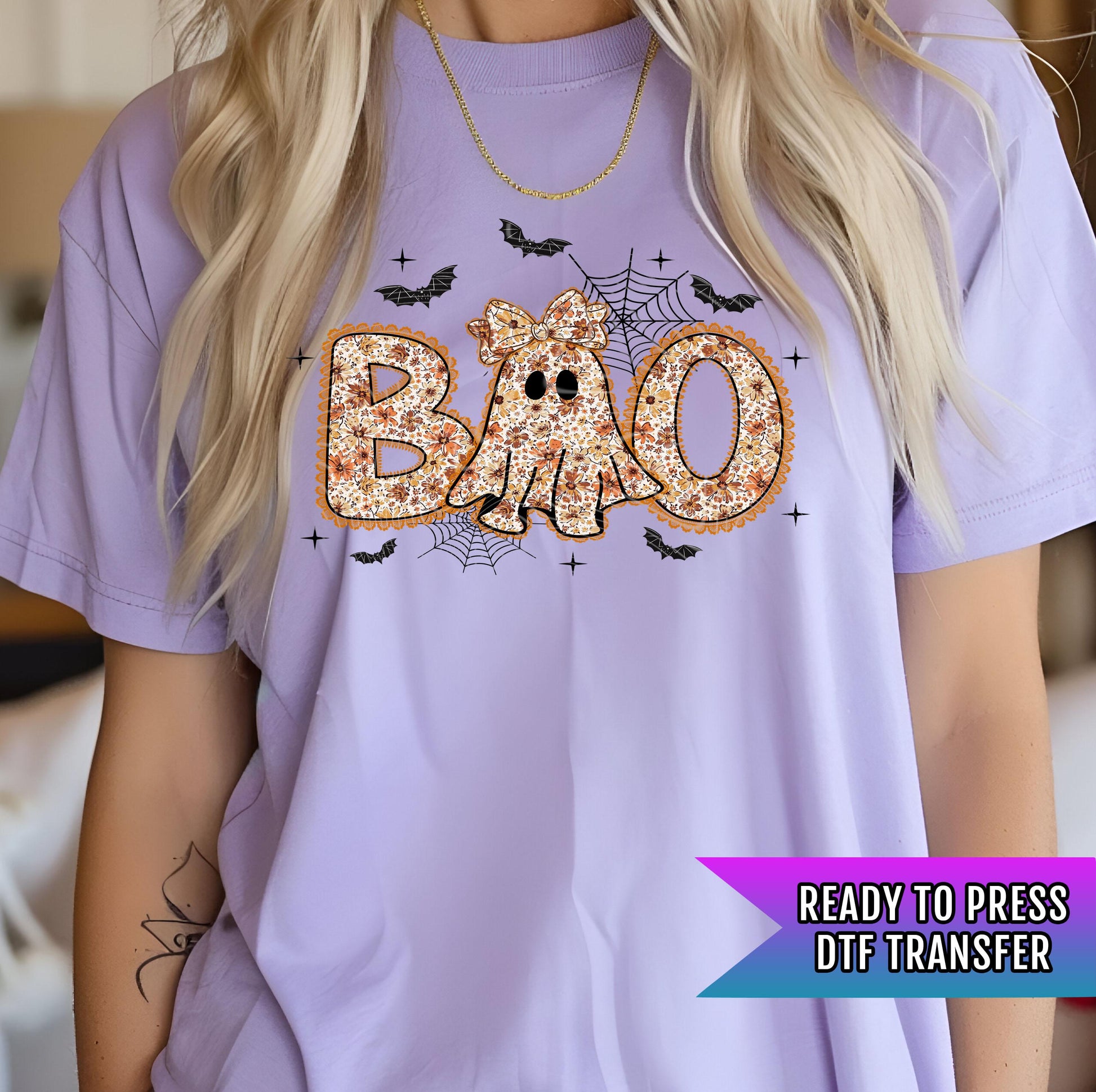 Boo DTF Transfers, Halloween DTF Transfers Ready For Press, Pumpkin DTF Prints, Halloween Heat Press Transfers, Ghost Ready To Press, Fall