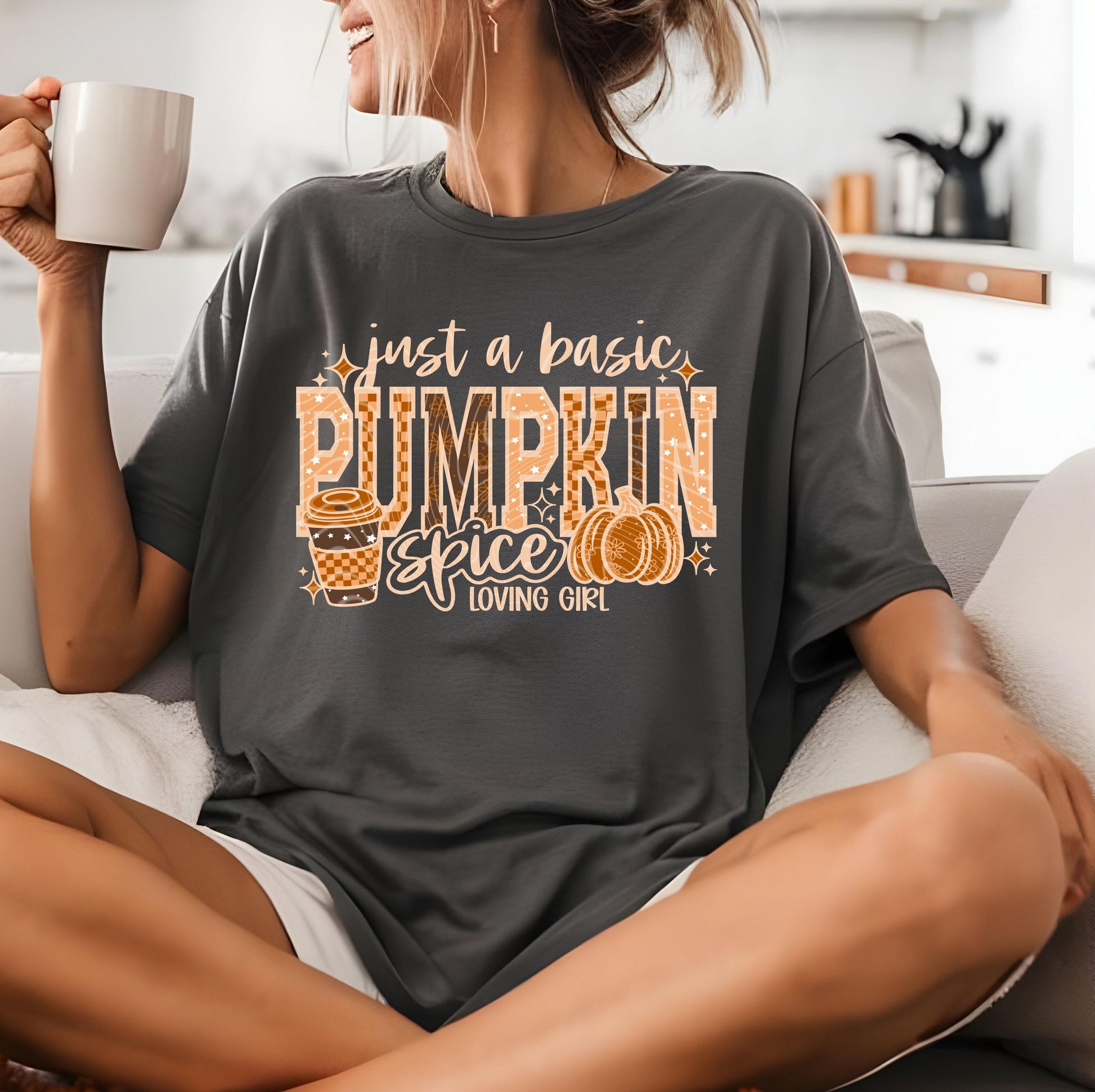 Pumpkin Spice DTF Transfers, Fall DTF Transfers Ready For Press, Pumpkin DTF Prints, Autumn Heat Press Transfers, Halloween Dtf Transfers