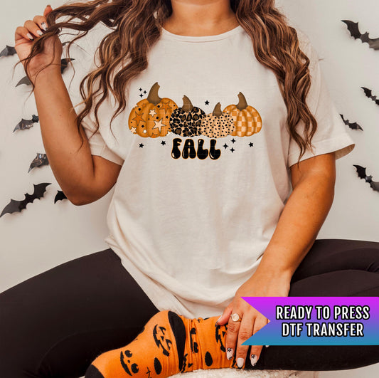 Fall DTF Transfers, Autumn DTF Transfers Ready For Press, Pumpkin DTF Prints, Autumn Heat Press Transfers, Ghost Ready To Press, Fall Dtf