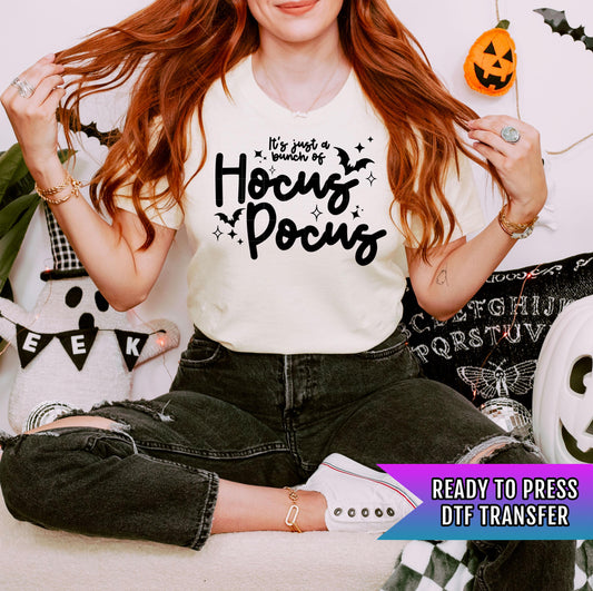 Hocus Pocus DTF Transfers, Halloween Dtf Prints, Halloween DTF Transfer Ready For Press, Spooky Season, Heat Press Transfers, Horror Dtf